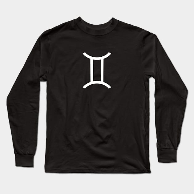 Gemini Sign Long Sleeve T-Shirt by ZRM 